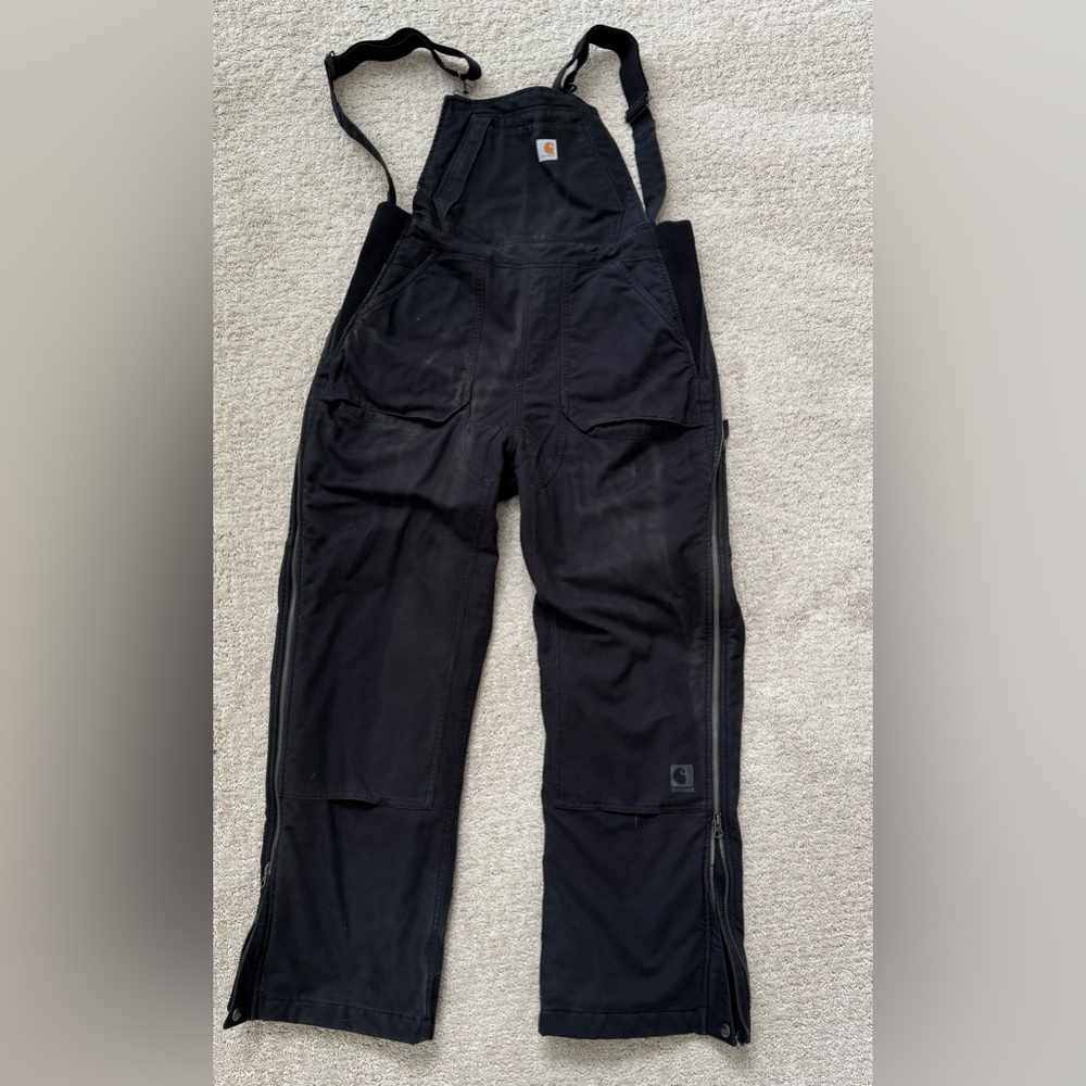Charhartt Women’s Insulated Bib Overalls, Quick Duck, Women’s Med (8/10) Short